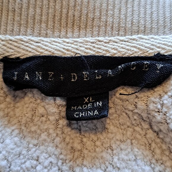 Jane & Delancy Soft Zebra Tiger Print Pullover Sweatshirt Loungewear Size XL - Picture 5 of 6